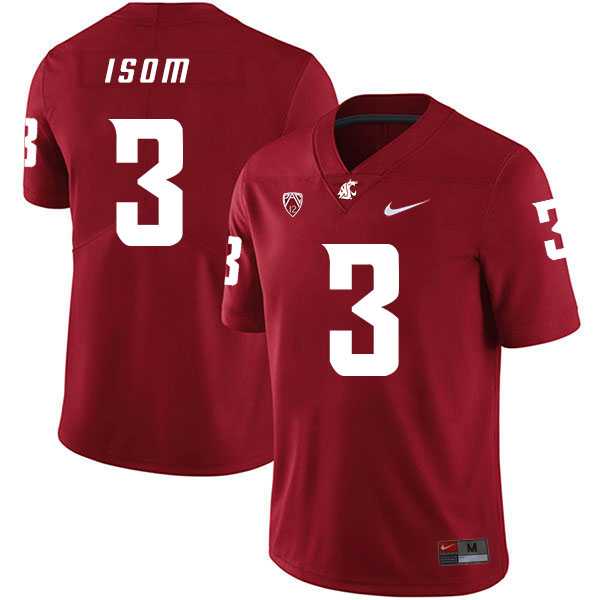 Washington State Cougars 3 Daniel Isom Red College Football Jersey Dzhi,We sell and wholesale Washington State Cougars 3 Daniel Isom Red College Football Jersey Dzhi on line form chian!